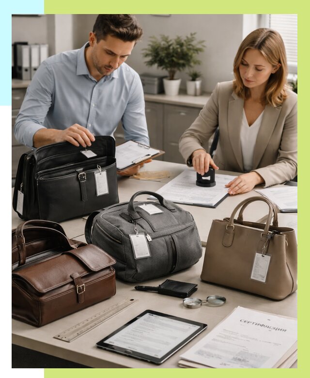 Сертификация сумок в Сердобске от 7583 руб. | Алешин-Срд