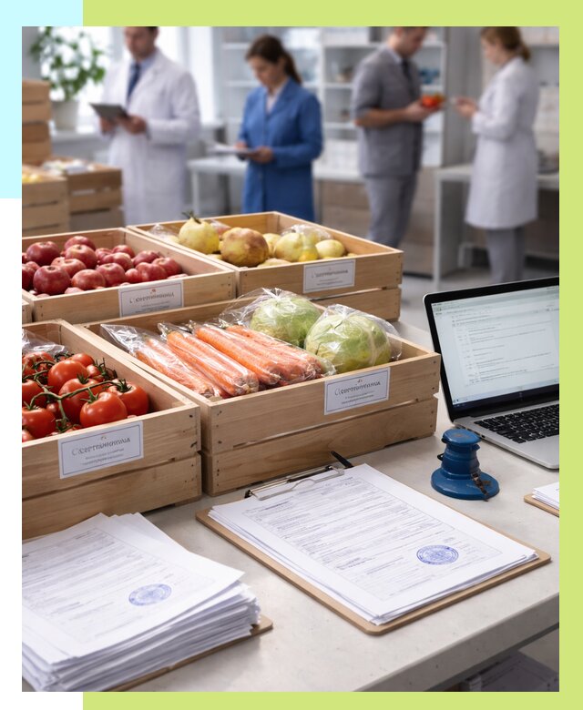 Сертификация овощей и фруктов в Сердобске от 8594 р. | Алешин-Срд