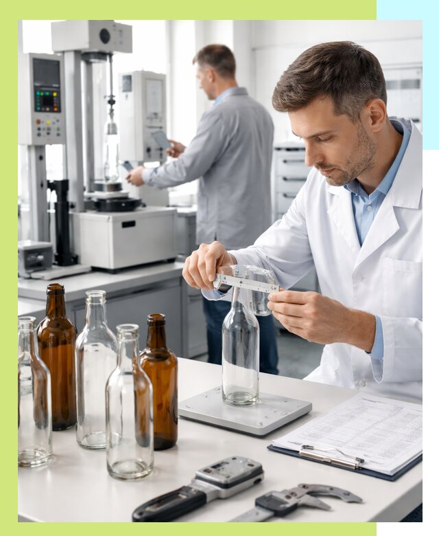 Сертификация стеклянных бутылок и сопутствующей упаковки в Сердобске