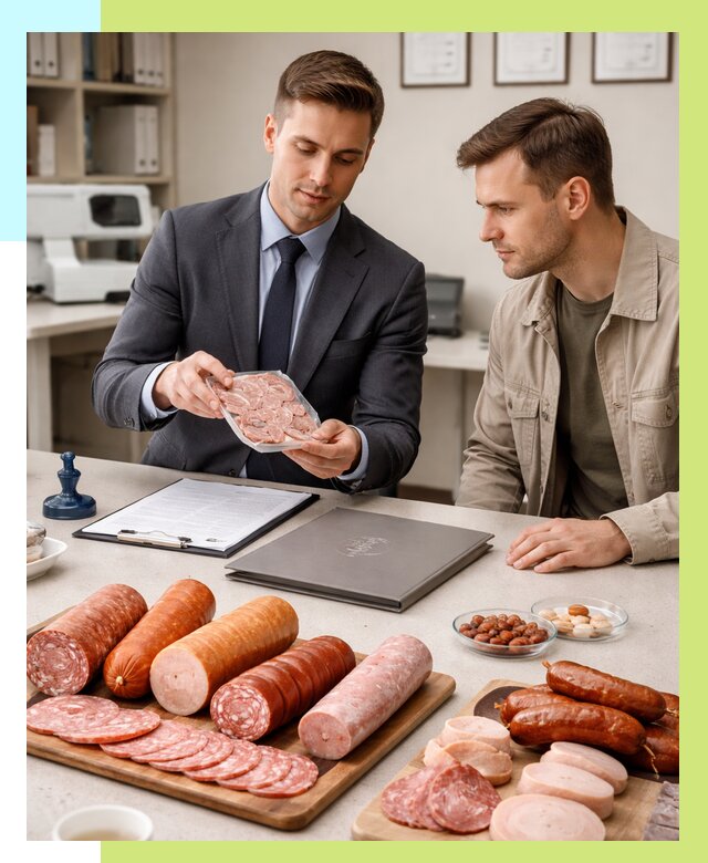 Сертификация колбасных изделий в Сердобске от 7583 р. | Алешин-Срд