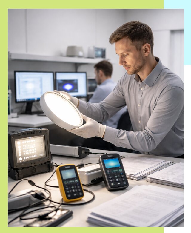 Сертификация светильников в Сердобске: испытания и оформление