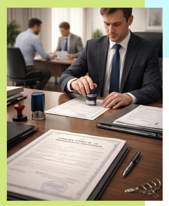 Оформление свидетельства о государственной регистрации в Сердобске