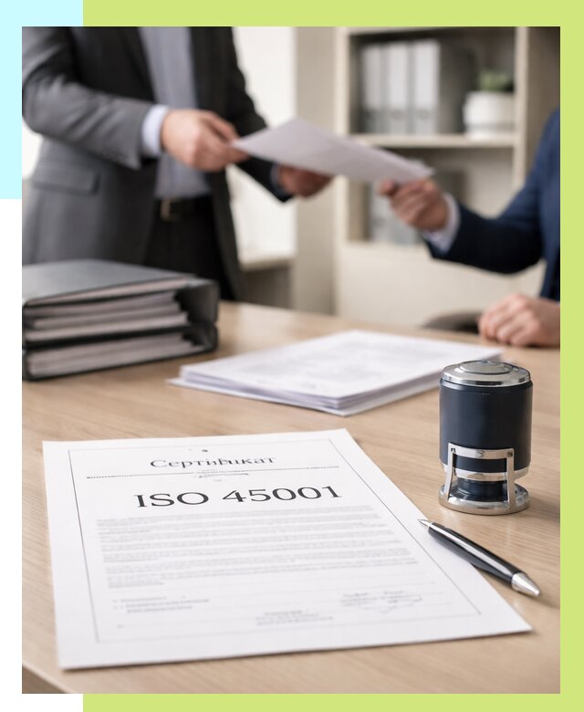 Сертификат ISO 45001 в Сердобске под ключ от 45500 р. | Алешин-Срд