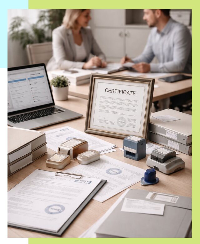 Сертификация компании в Сердобске от 45500 р. | Алешин-Срд — заказ